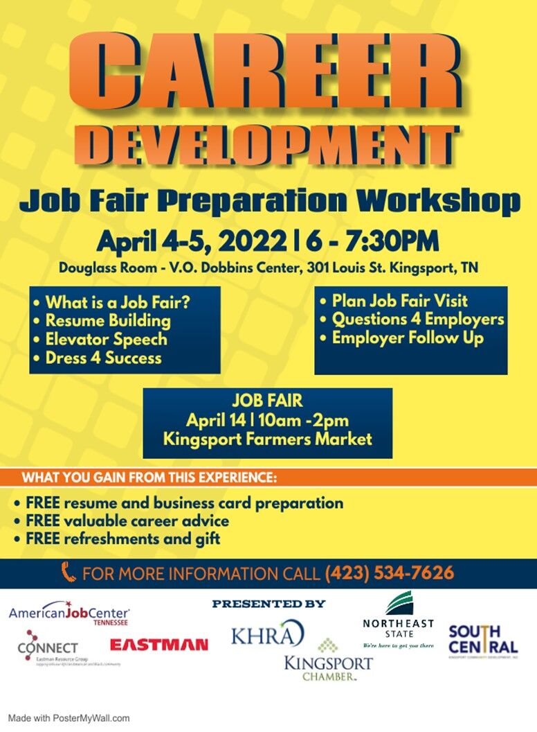 Job Fair preparation flier